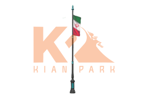 پایه پرچم خیابانی کلاسیک کیان پارک