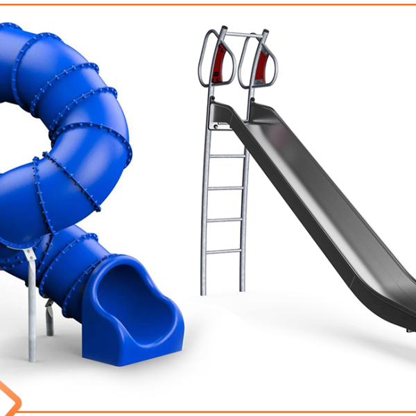 تجهیزات پارکی فلزی یا پلی‌اتیلن
